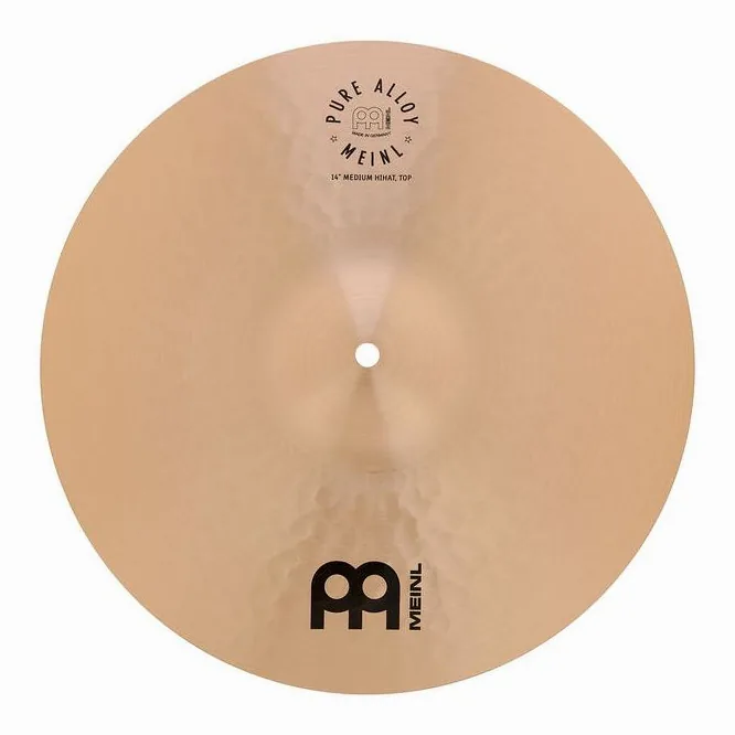 Meinl Pure Alloy 14" Medium Hi-Hat, vista di lato, photo 4