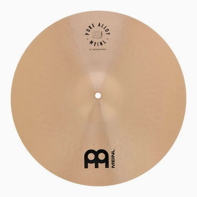 Meinl Pure Alloy 16" Medium Crash, dettaglio ravvicinato, photo 2