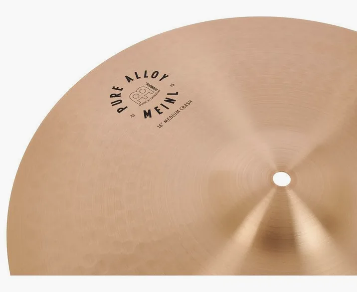 Meinl Pure Alloy 16" Medium Crash, vista di tre quarti, photo 4