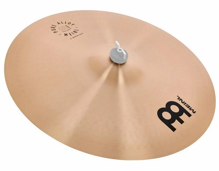 Meinl Pure Alloy 17" Medium Crash, di fronte su sfondo neutro