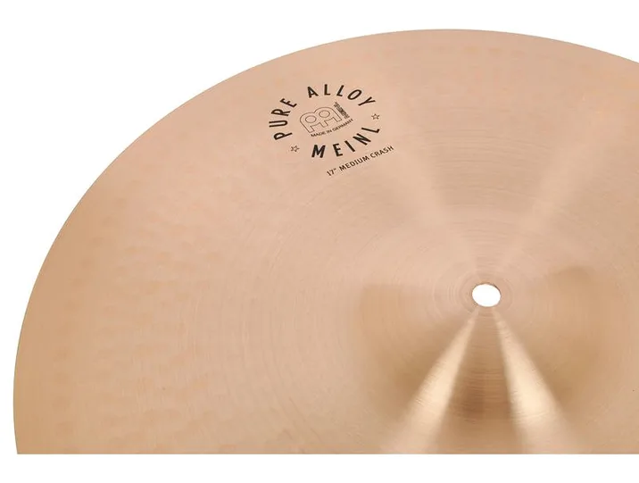 Meinl Pure Alloy 17" Medium Crash, dettaglio ravvicinato, photo 4