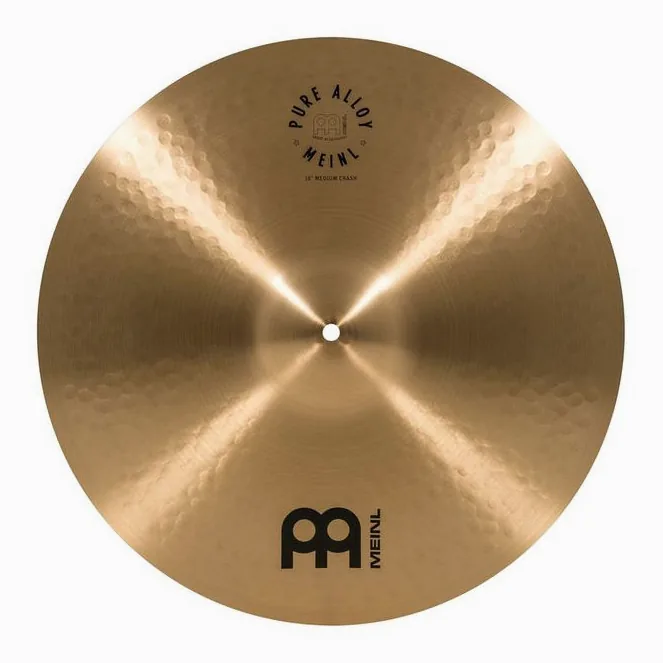 Meinl Pure Alloy 18" Medium Crash, vista frontale, photo 2