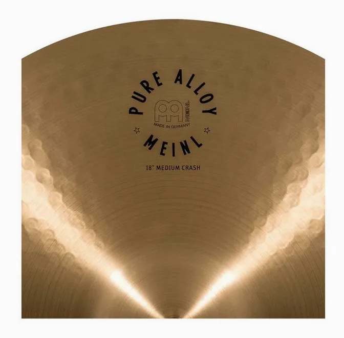 Meinl Pure Alloy 18" Medium Crash, vista dall'alto, photo 4