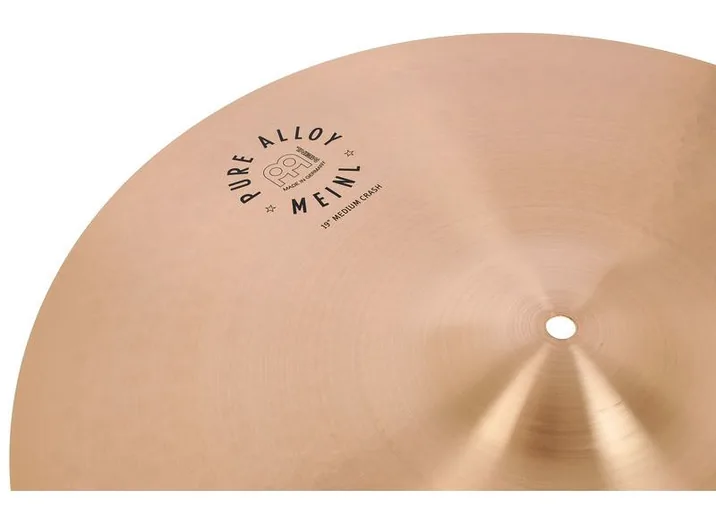 Meinl Pure Alloy 19" Medium Crash, dettaglio ravvicinato, photo 4