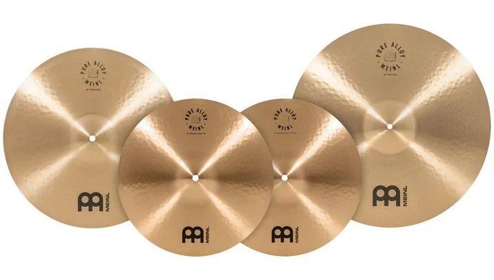 Meinl Pure Alloy Thin Cymbal Set, vista frontale
