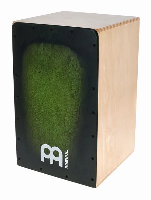 Meinl Snarecraft Cajon 100 Green B., vista frontale