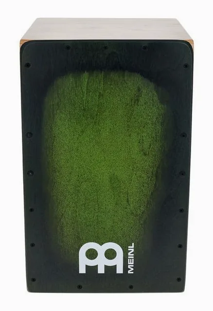 Meinl Snarecraft Cajon 100 Green B., vista di tre quarti, photo 2