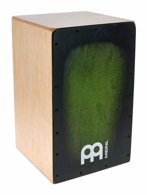 Meinl Snarecraft Cajon 100 Green B., vista di tre quarti, photo 3
