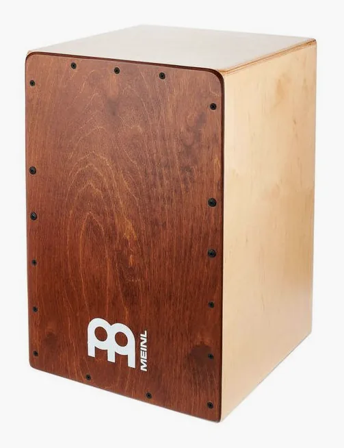 Meinl Snarecraft Cajon 80 Almond, di fronte su sfondo neutro