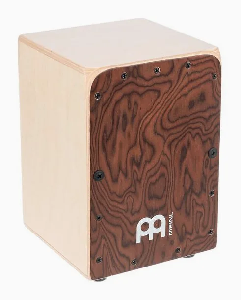 Meinl Snarecraft Mini Cajon Burl, vista di lato, photo 3