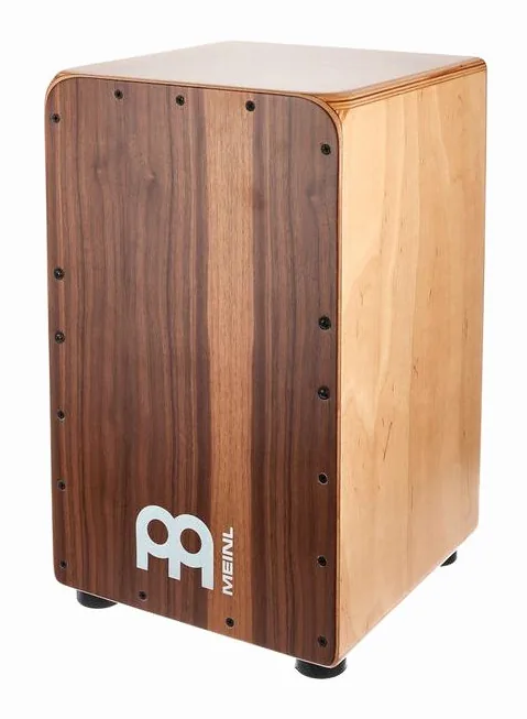 Meinl Snarecraft Prof. Cajon Walnut, su sfondo neutro
