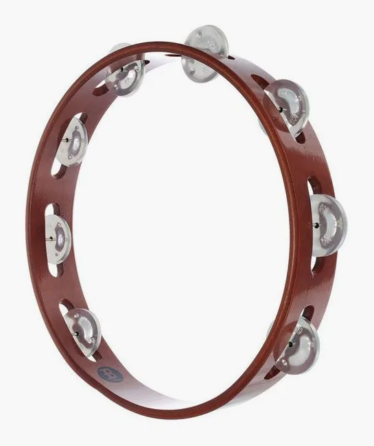 Meinl TA1A-AB Wood Tambourine, dettaglio ravvicinato, photo 2
