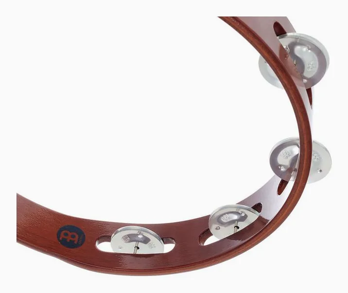 Meinl TA1A-AB Wood Tambourine, dettaglio ravvicinato, photo 4