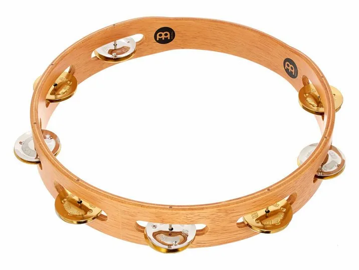 Meinl TA1M-SNT Recording Tambourine, su sfondo neutro
