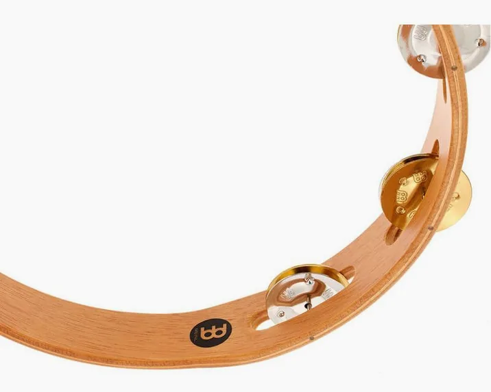 Meinl TA1M-SNT Recording Tambourine, vista di lato, photo 4