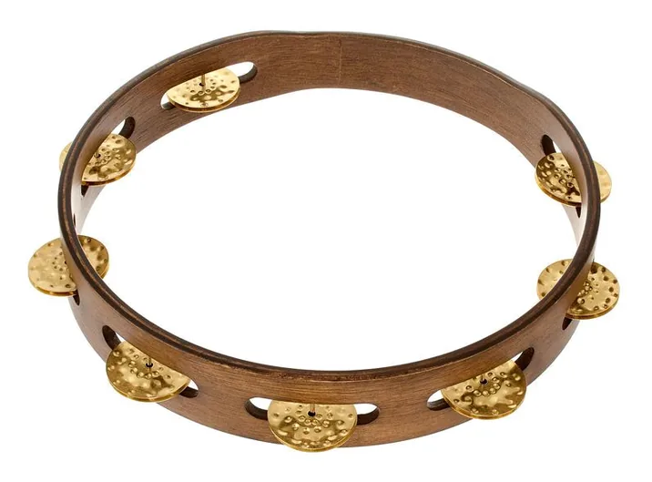 Meinl TA1V-WB Tambourine, su sfondo neutro