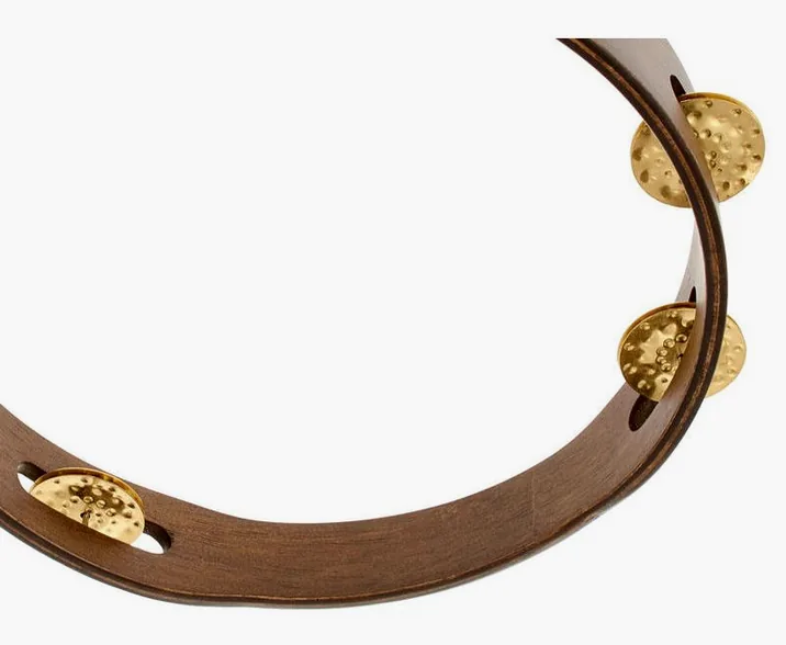 Meinl TA1V-WB Tambourine, vista di tre quarti, photo 4