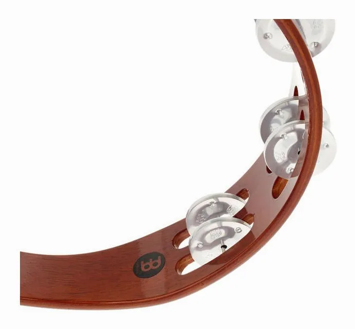 Meinl TA2A-AB Wood Tambourine, vista di tre quarti, photo 4
