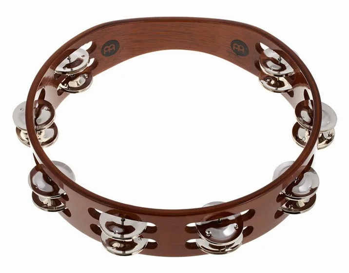Meinl TA2AB Wood Tambourine, vista di lato, photo 2