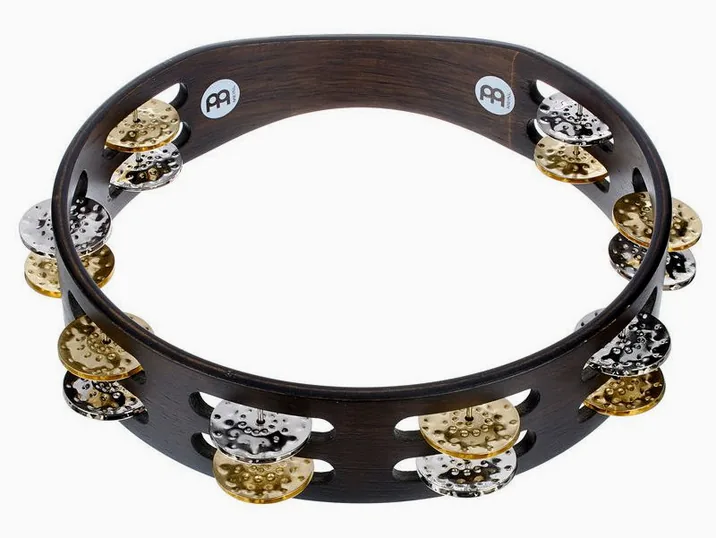 Meinl TA2VM-WB Vintage Tambourine, dettaglio frontale