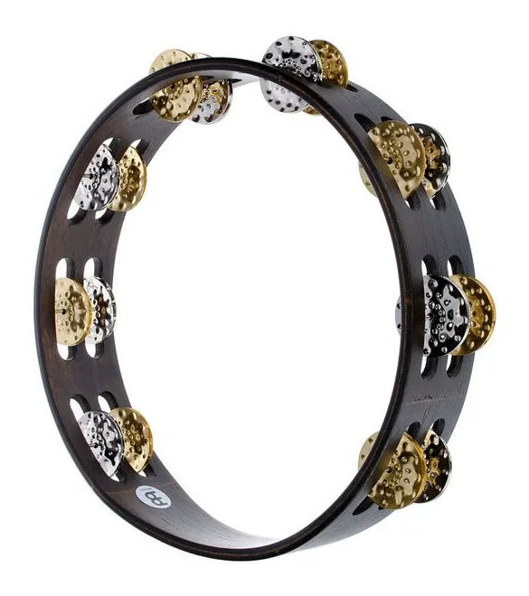 Meinl TA2VM-WB Vintage Tambourine, vista frontale, photo 2