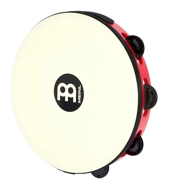 Meinl TAH1BK-R-TF Touring Tambourine, su sfondo neutro, photo 2