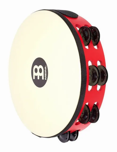 Meinl TAH2BK-R-TF Touring Tambourine, vista di lato, photo 2