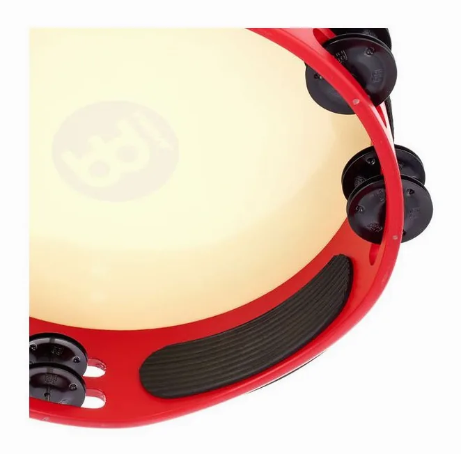 Meinl TAH2BK-R-TF Touring Tambourine, su sfondo neutro, photo 4
