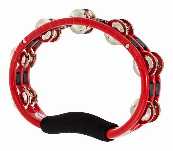 Meinl TMT1R Tambourin Red, vista dall'alto, photo 2