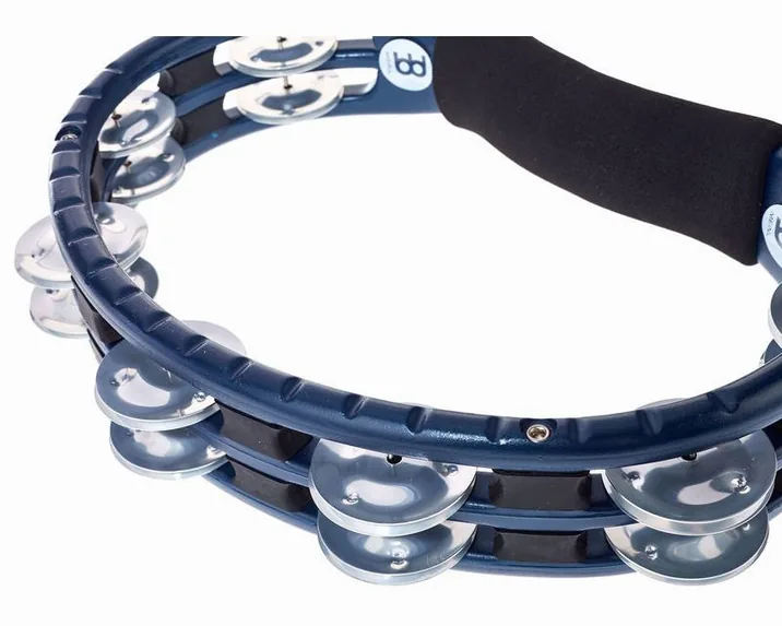 Meinl TMT1A-B Tambourine Alu Blue, vista frontale, photo 4