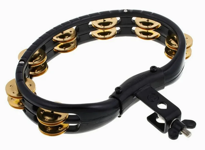 Meinl TMT2B-BK Tambourine, vista frontale