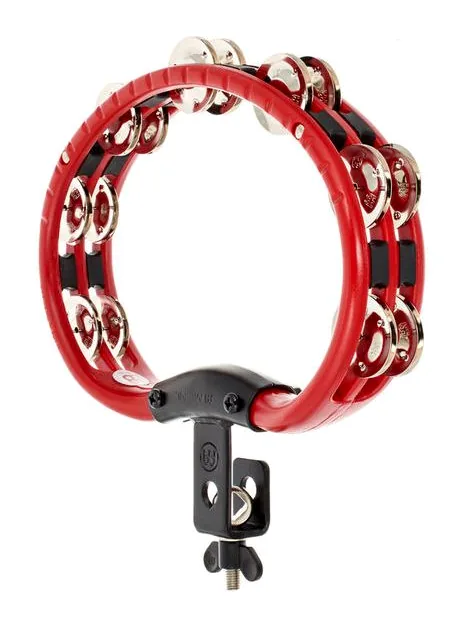 Meinl TMT2R Drummer Tambourine, su sfondo neutro, photo 2