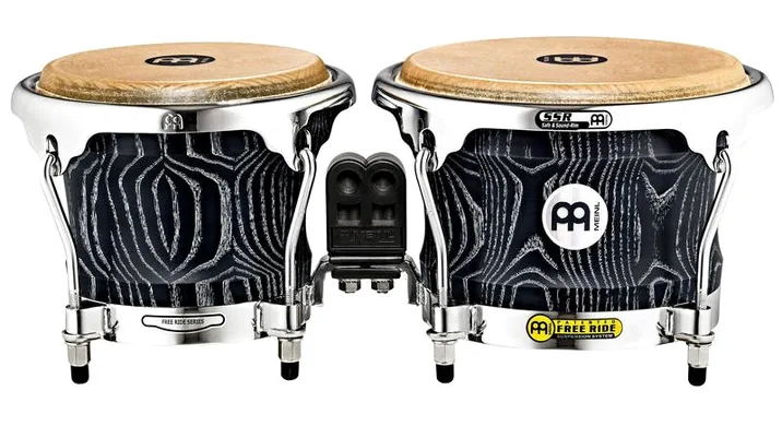 Meinl WB400VBK-M Woodcraft Bongos, su sfondo neutro