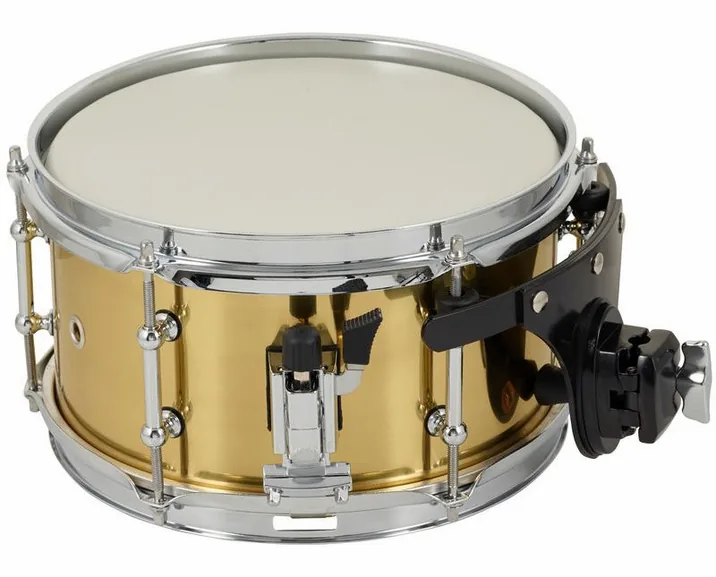 Millenium 10"x5,5" Brass Side Snare, vista frontale, photo 3