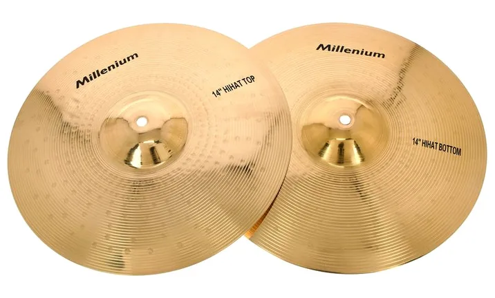 Millenium 14" B20 Hi-Hat, vista di lato, photo 2