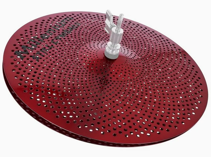 Millenium 14" Still Series Hi-Hat Red, di fronte su sfondo neutro