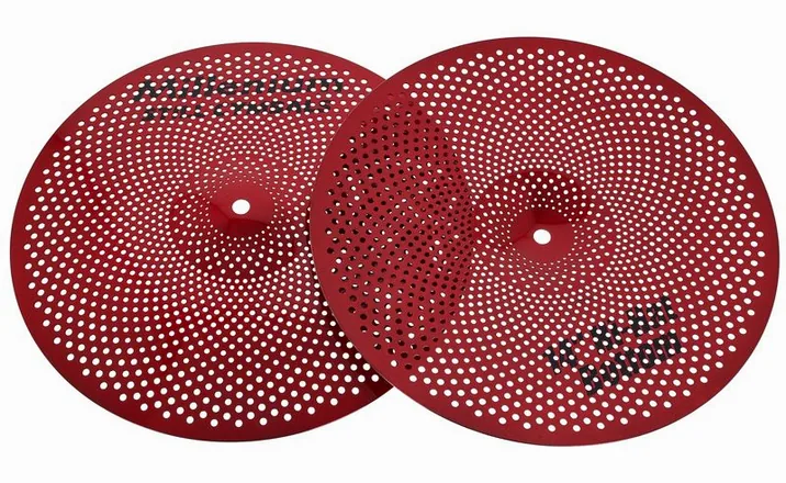 Millenium 14" Still Series Hi-Hat Red, vista di lato, photo 3