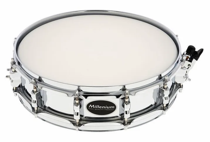 Millenium 14"x3,5" Piccolo Steel Snare, dettaglio frontale