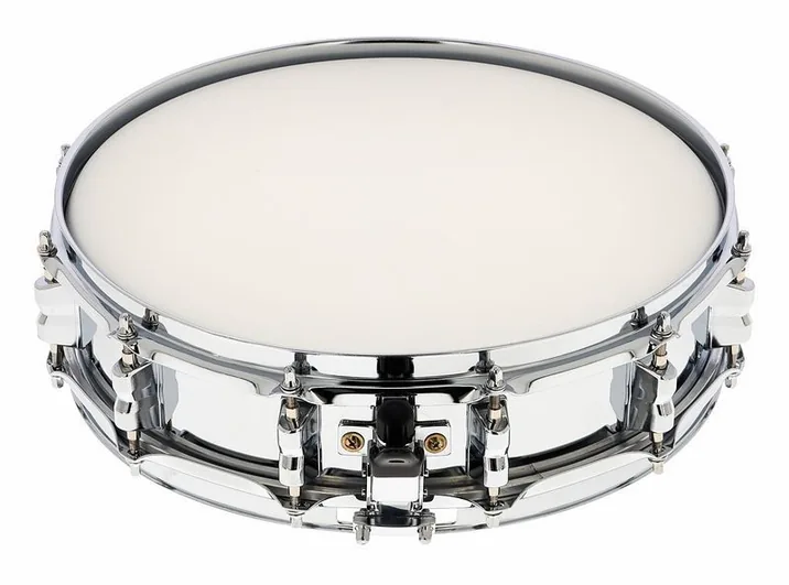 Millenium 14"x3,5" Piccolo Steel Snare, vista di lato, photo 3