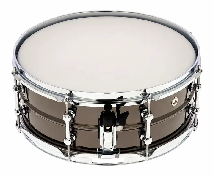 Millenium 14"x5,5" Black Steel Snare, vista dall'alto, photo 3