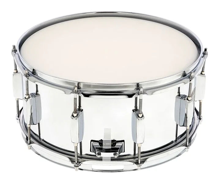 Millenium 14"x6,5" Power Steel Snare, dettaglio ravvicinato, photo 2