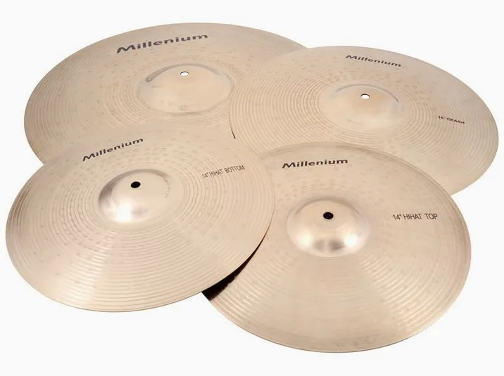 Millenium B20 Cymbalset, dettaglio frontale