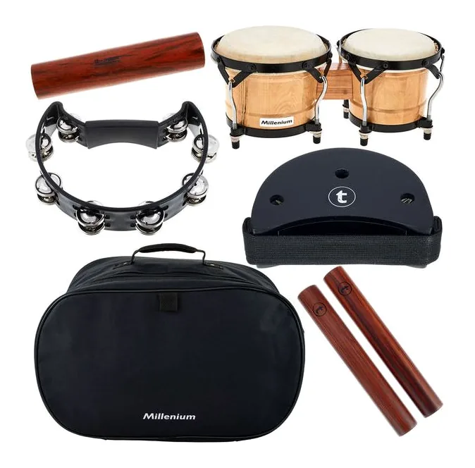 Millenium Bongo & Percussion Pack, vista frontale