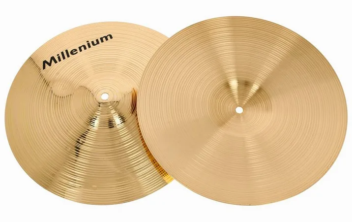 Millenium Brass Cymbal Set Standard, vista dall'alto, photo 4