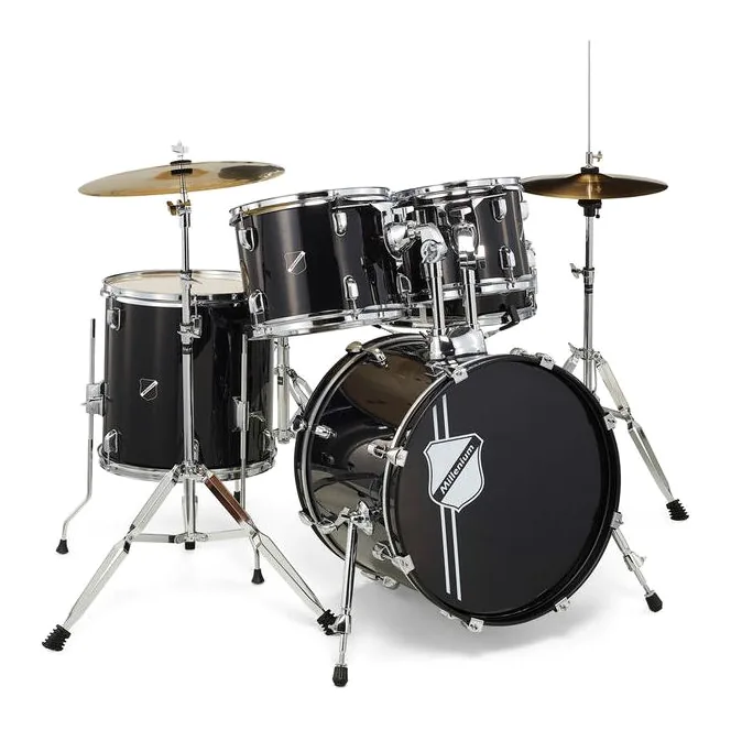 Millenium Focus 18 Drum Set Black, vista di lato, photo 3