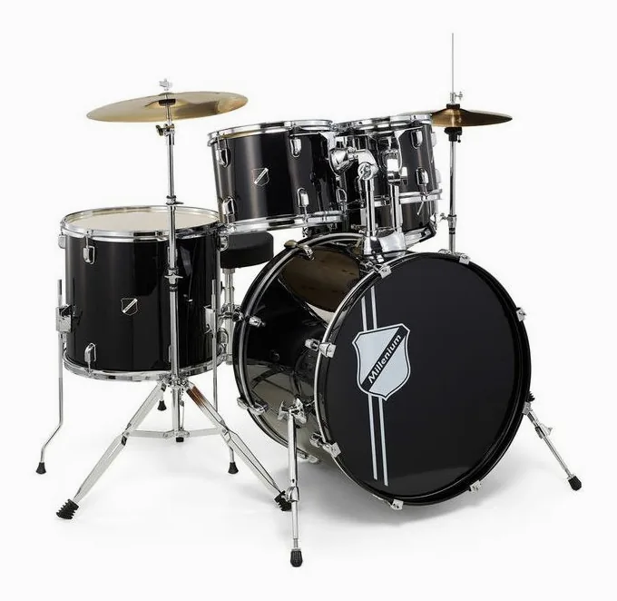 Millenium Focus 20 Drum Set Black, vista di lato, photo 3