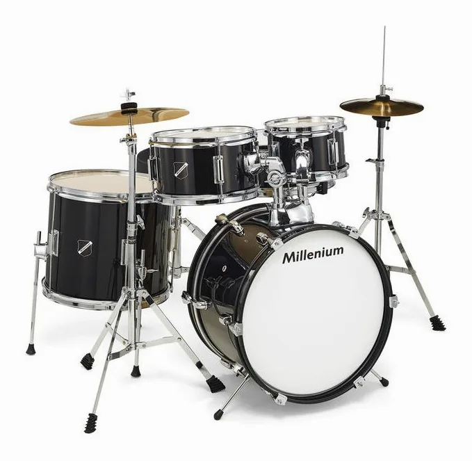Millenium Focus Junior Drum Set Black, vista di lato, photo 3
