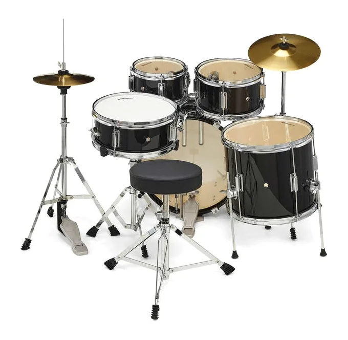 Millenium Focus Junior Drum Set Black, vista dall'alto, photo 4