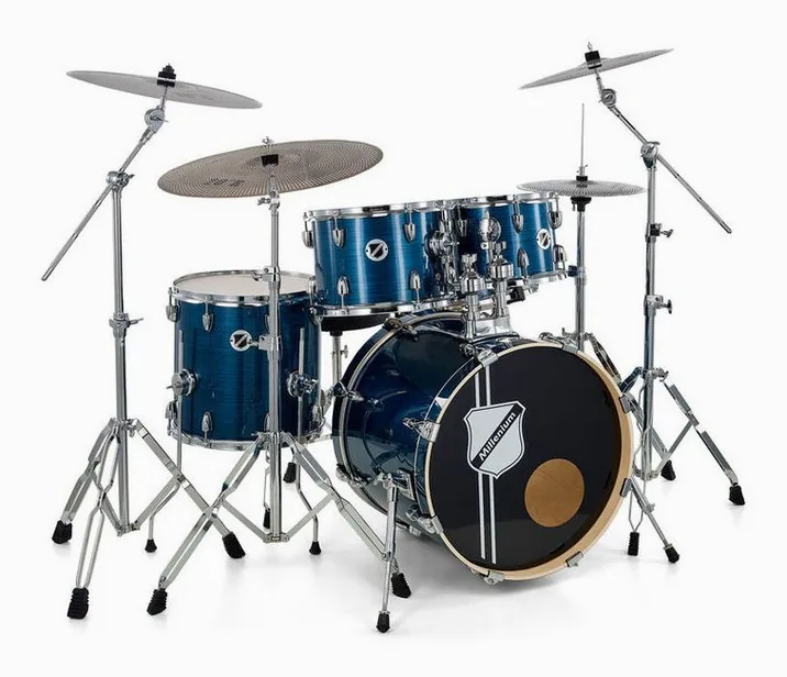 Millenium Hybrid Practice Drum Set BL, vista dall'alto, photo 3
