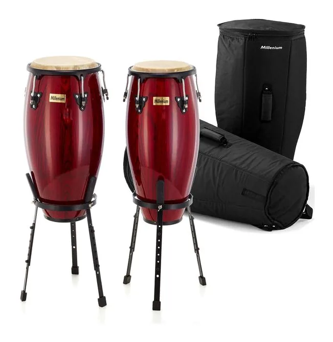 Millenium MC890WR Conga Set with Gigbags, dettaglio frontale